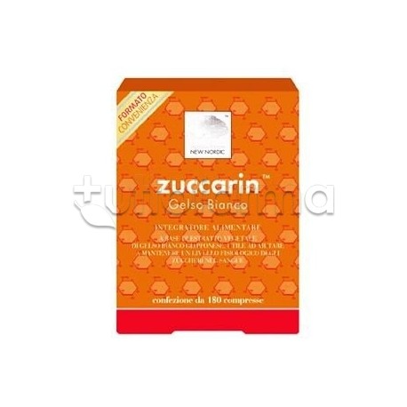 Confezione New Nordic Zuccarin Gelso Bianco Integratore per Controllo del Peso 180 Compresse