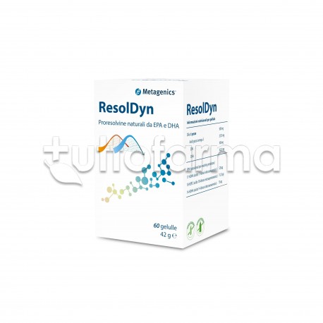 Metagenics ResolDyn Integratore con Omega-3 60 Gellule