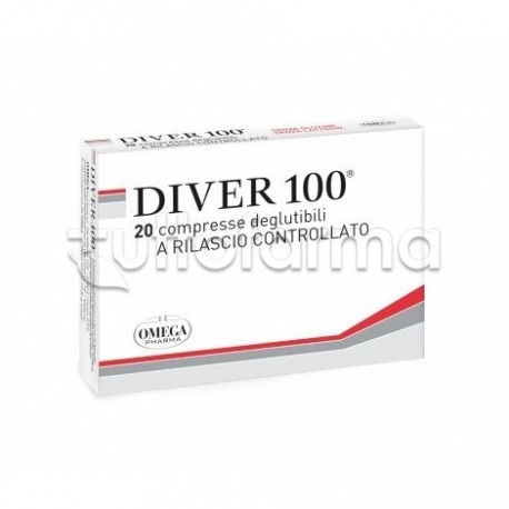 Diver 100 Integratore per Funzionalità Digestiva 20 Compresse Diver 100 Integratore per Funzionalità Digestiva 20 Compresse