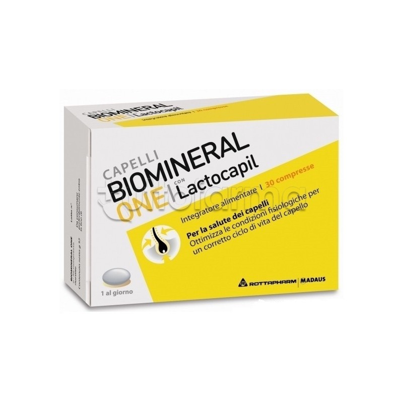Biomineral One Con Lactocapil Plus Integratore Capelli 30 ...