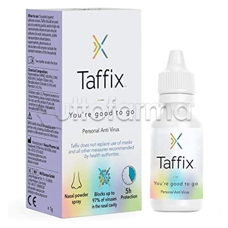 Taffix Spray Nasale Protettivo per Virus e Batteri in Polvere 1g