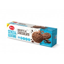 Doria Biscotti al Cioccolato Senza Glutine 4 Confezioni da 3 Biscotti
