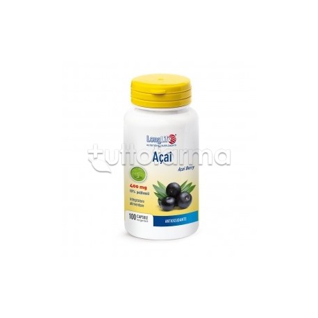 Longlife Açai Integratore Antiossidante 100 Capsule Longlife Açai Integratore Antiossidante 100 Capsule