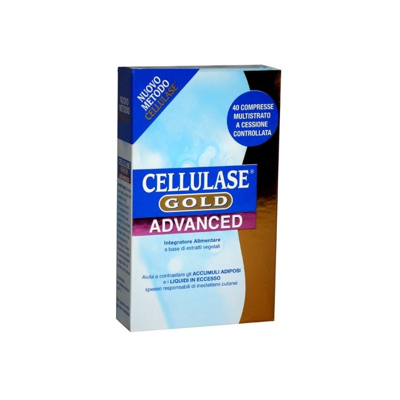 Cellulase Gold Advanced Integratore Anticellulite 40 Compresse