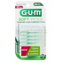 Gum Soft Picks Comfort Flex Scovolino Gomma Large 40 Pezzi
