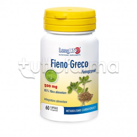 Longlife Fieno Greco Integratore Digestivo 60 Capsule Longlife Fieno Greco Integratore Digestivo 60 Capsule