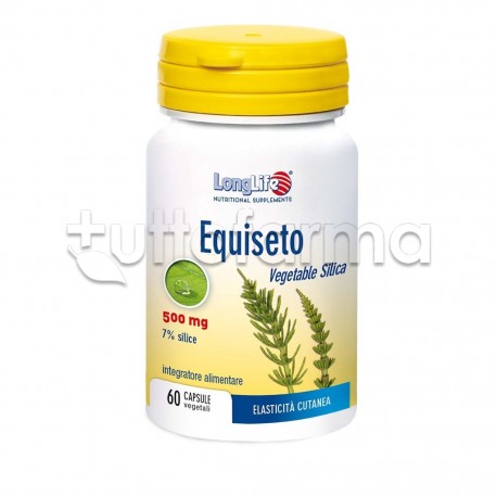 Longlife Equiseto Integratore per Capelli Pelle e Unghie 60 Capsule Longlife Equiseto Integratore per Capelli Pelle e Unghie 60 Capsule