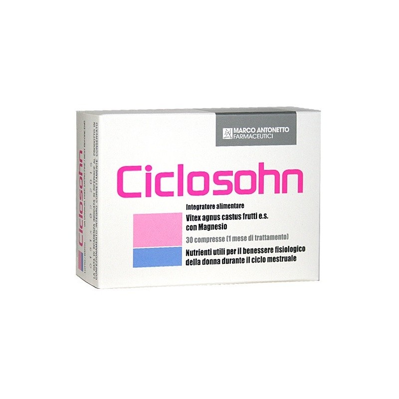 Ciclosohn Integratore Ciclo e Menopausa 30 Compresse