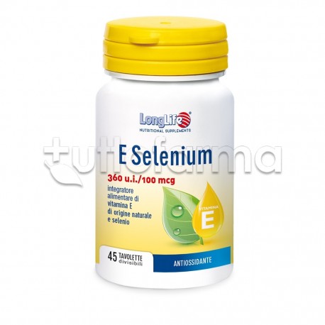 Longlife E Selenium Integratore Antiossidante 45 Tavolette