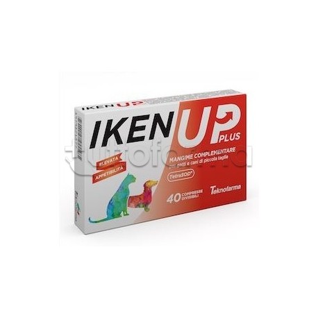Iken Up Plus Integratore Energetico Veterinario per Cani e Gatti 40 Compresse