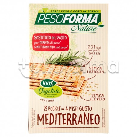 Pesoforma Pasto Gusto Mediterraneo 8 Pocket da 30g
