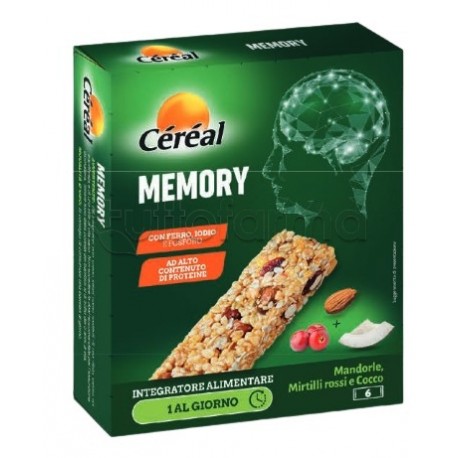 Cereal Memory Integratore in Barretta 6 Pezzi