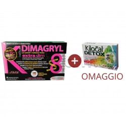 K-Dimagryl 8 Extra Slim per Perdita di Peso 60 Compresse + Kilocal Detox OMAGGIO