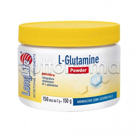 Longlife L-Glutamine Powder Integratore di Aminoacidi 150g Longlife L-Glutamine Powder Integratore di Aminoacidi 150g