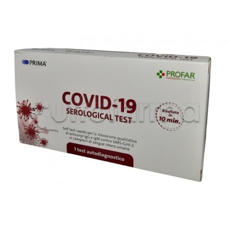 Covid-19 Test Seriologico Autodiagnostico per Covid-19 1 Pezzo