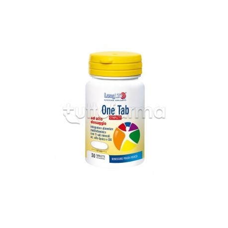 Longlife One Tab Complete Integratore Multivitaminico 30 Tavolette Longlife One Tab Complete Integratore Multivitaminico 30 Tavolette