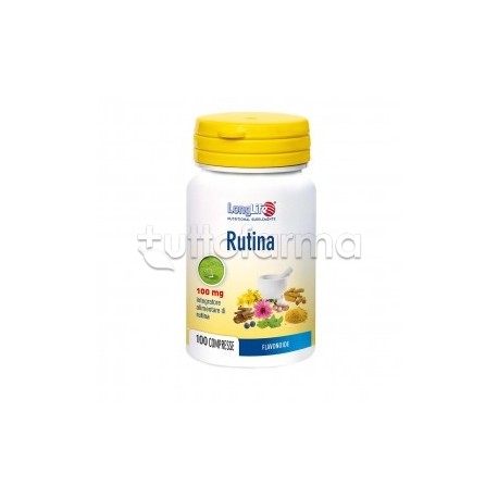 Longlife Rutina 100mg Integratore Antiossidante 100 Compresse Longlife Rutina 100mg Integratore Antiossidante 100 Compresse