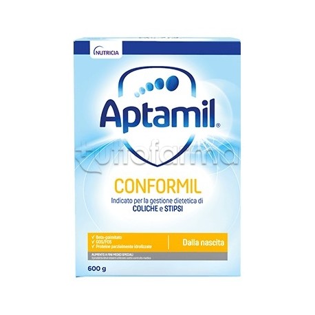 Aptamil Conformil Latte in Polvere per Coliche  0-6 Mesi 600g