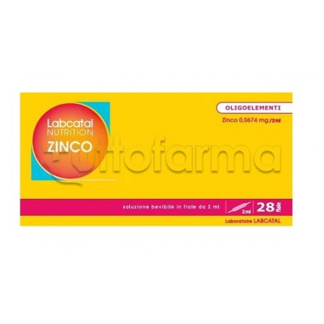 IMO Labcatal Nutrition Zinco/Rame Oligoelementi 28 Fiale da 2ml