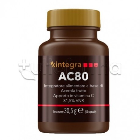 AC80 Integratore con Vitamina C 60 Capsule AC80 Integratore con Vitamina C 60 Capsule