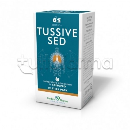 GSE Tussive Sed Integratore Sciroppo per la Tosse con Pompelmo 12 Stick GSE Tussive Sed Integratore Sciroppo per la Tosse con Pompelmo 12 Stick