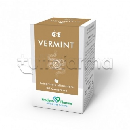confezione GSE Vermint Integratore per Benessere Intestinale 90 Compresse confezione GSE Vermint Integratore per Benessere Intestinale 90 Compresse