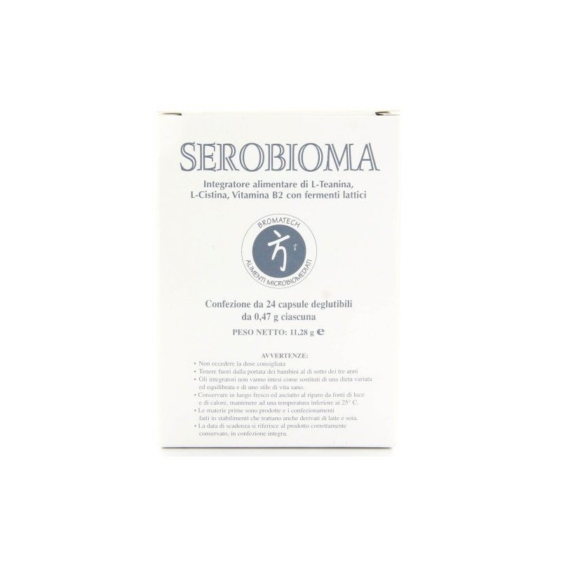 Serobioma Bromatech per Equilibrio della Flora Intestinale 24 Capsule Singole