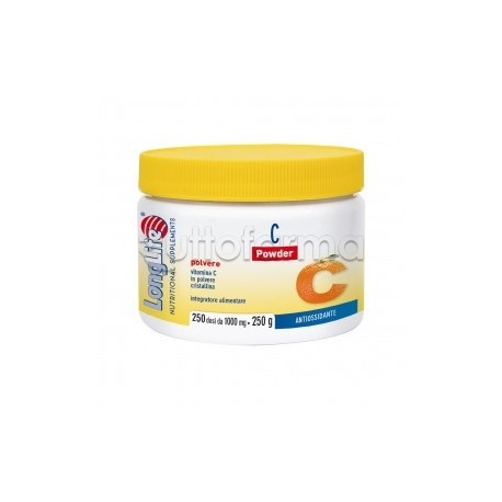 Longlife C Powder Integratore di Vitamina C 250g Longlife C Powder Integratore di Vitamina C 250g