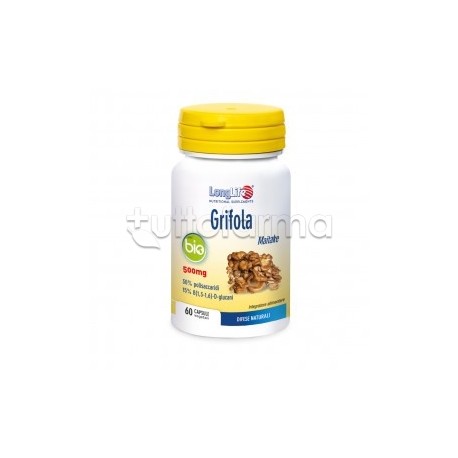 Longlife Grifola Bio Integratore per Difese Immunitarie 60 Capsule Longlife Grifola Bio Integratore per Difese Immunitarie 60 Capsule