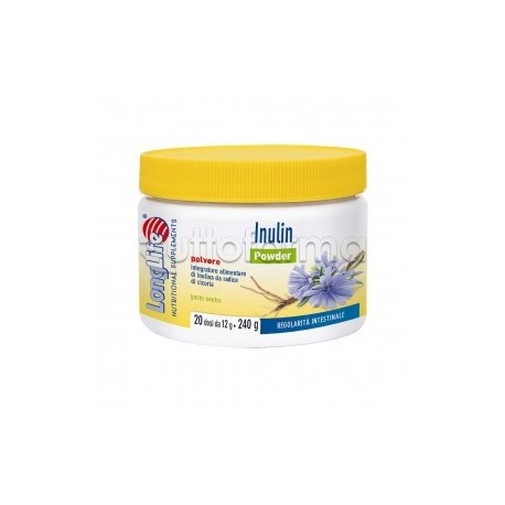 Longlife Inulin Powder Integratore per Regolarità Intestinale 240g Longlife Inulin Powder Integratore per Regolarità Intestinale 240g