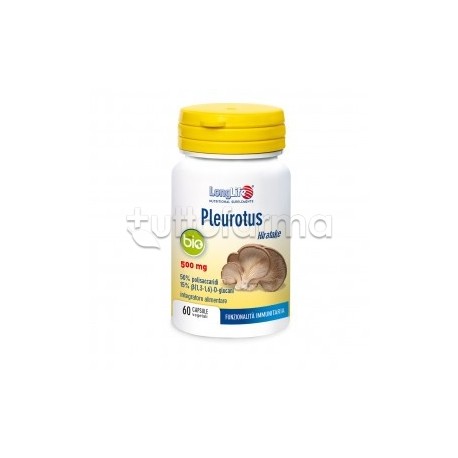 Longlife Pleurotus Bio Integratore per Sistema Immunitario 60 Capsule Longlife Pleurotus Bio Integratore per Sistema Immunitario 60 Capsule