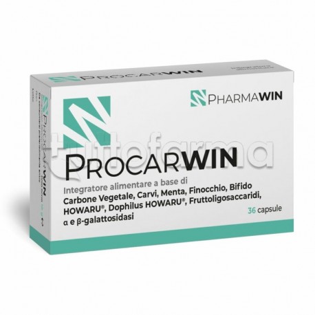 Pharmawin Procarwin Integratore per Benessere Intestinale 36 Capsule
