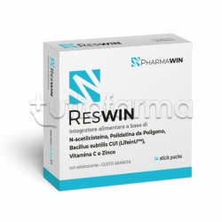 Pharmawin Reswin Integratore per Difese Immunitarie 14 Stick Pharmawin Reswin Integratore per Difese Immunitarie 14 Stick