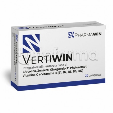 Pharmawin Vertiwin Integratore per Disturbi dell'Equilibrio 30 Compresse Pharmawin Vertiwin Integratore per Disturbi dell'Equilibrio 30 Compresse