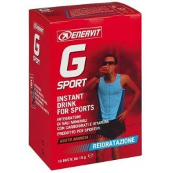 Enervit G Sport Drink Integratore 10 Buste Gusto Di Arancia Enervit G Sport Drink Integratore 10 Buste Gusto Di Arancia