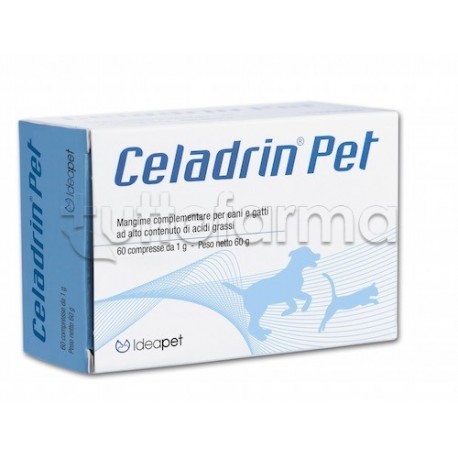 Celadrin Pet Integratore Veterinario per Muscoli di Cani e Gatti  60 Compresse