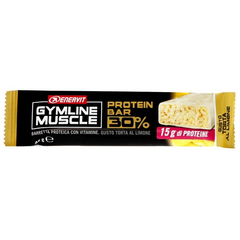 Enervit Gymline Barretta Limone 30% Barrette Proteiche 48gr