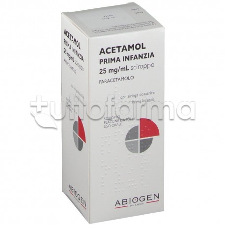Acetamol Prima Infanzia Sciroppo Paracetamolo 100 ml
