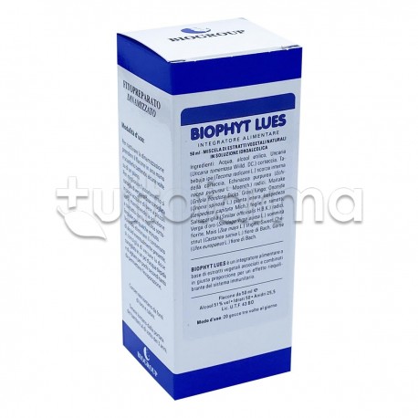 Biogroup Biophyt Lues Integratore per Sistema Immunitario 50ml Biogroup Biophyt Lues Integratore per Sistema Immunitario 50ml