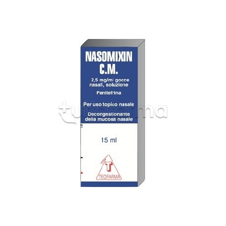 Nasomixin Decongestinante Nasale Gocce 15 ml 2,5mg/ml