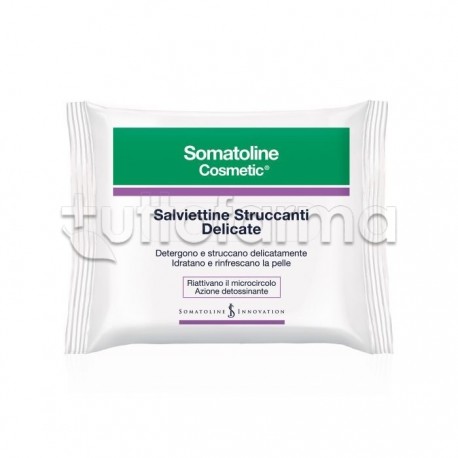 Somatoline Salviette Struccanti Delicate 20 Pezzi