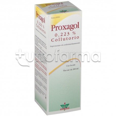 Proxagol Collutorio 200 ml 0,223% Collutorio Antinfiammatorio