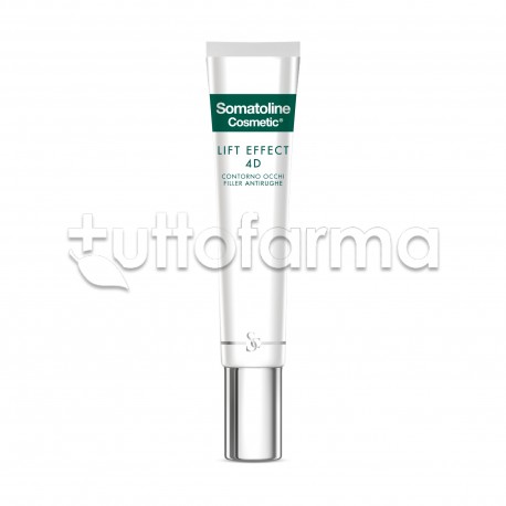 tubetto Somatoline Lift Effect 4D Contorno Occhi Filler Antirughe 15ml tubetto Somatoline Lift Effect 4D Contorno Occhi Filler Antirughe 15ml