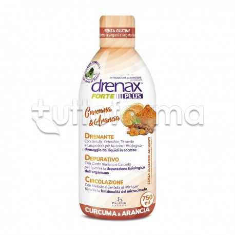Drenax Forte Plus Arancia e Curcuma Drenante Liquido 750ml