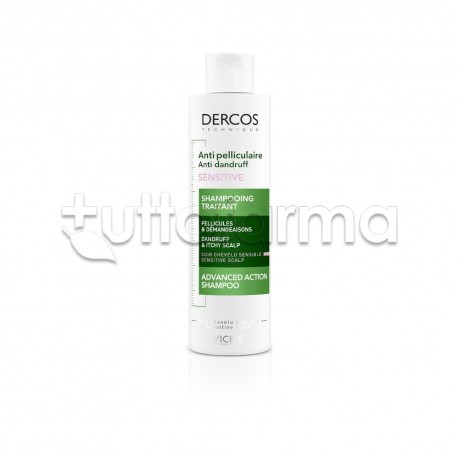 Vichy Dercos Shampoo Antiforfora Sensitive Delicato 200 ml