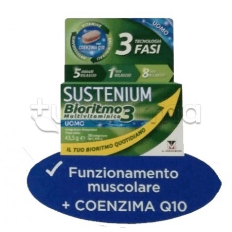 Sustenium Bioritmo 3 Multivitaminico Uomo 30 Compresse