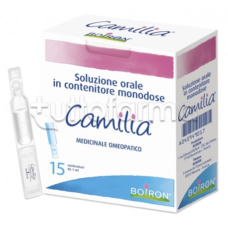 Camilia Soluzione Orale Medicinale Omeopatico -  15 Fiale 1ml