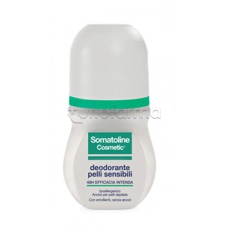 Somatoline cosmetic deo roll-on deodorante pelli sensibili 50ml