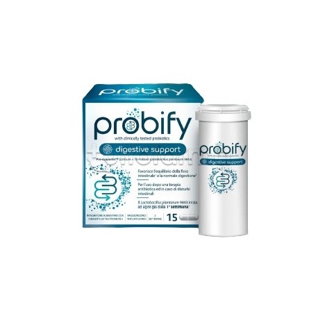 Probify Digestive Support Integratore con Probiotici 15 Capsule