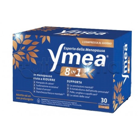 Ymea 8 in 1 Integratore per Menopausa 30 Compresse